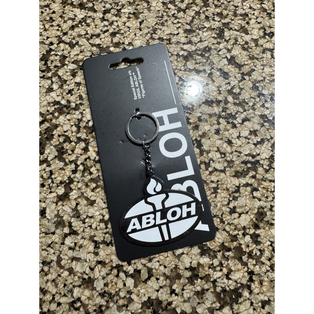 Virgil Abloh Brooklyn Museum Figures of Speech Torch Keychain Off-White ✅❤️ NEW